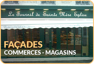 Façades magasins et commerces